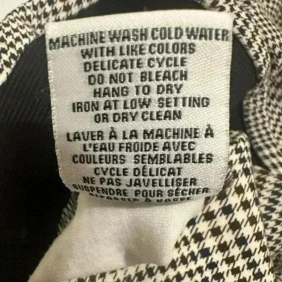 Jules & Leopold Stretch Plaid Pants/Leggings, Size Medium, Brown/Tan/Cream - Picture 11 of 11